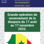 Grande opération de recensement de la diaspora du 17 août au 17 novembre 2022